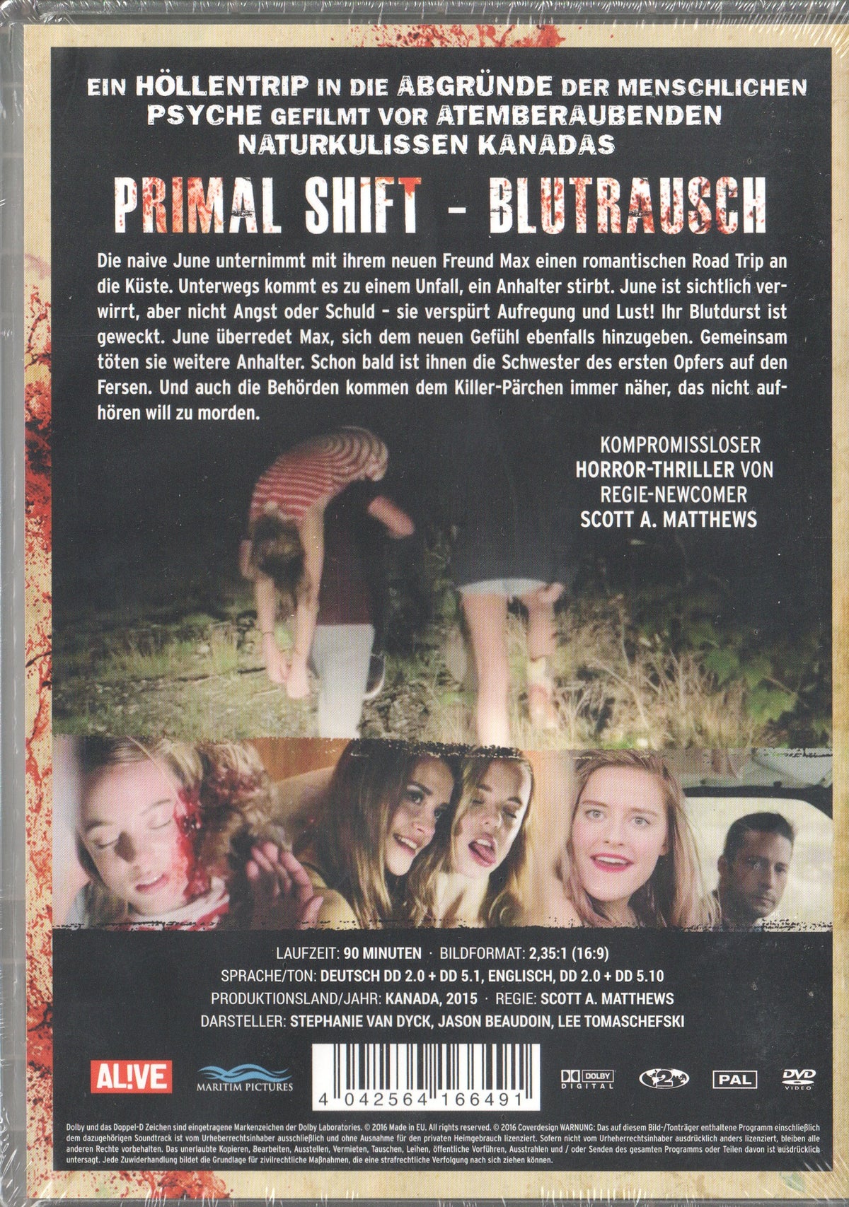 Primal Shift (2016) DVD