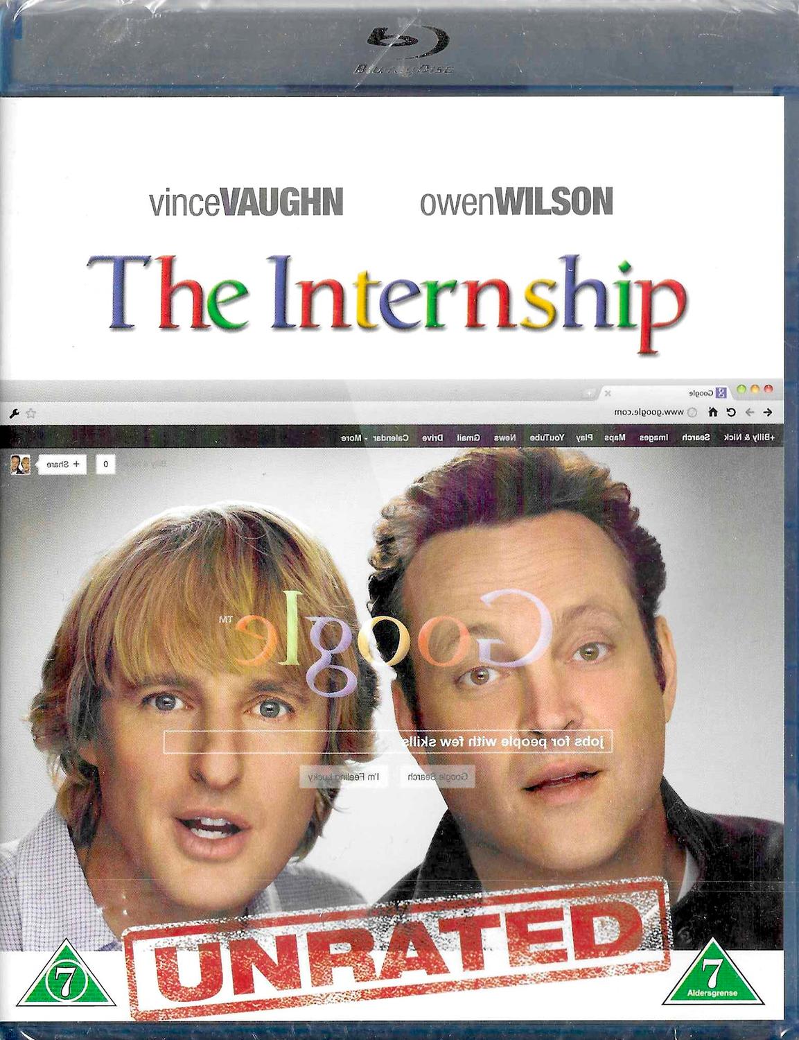 The Internship (2013) Blu-ray