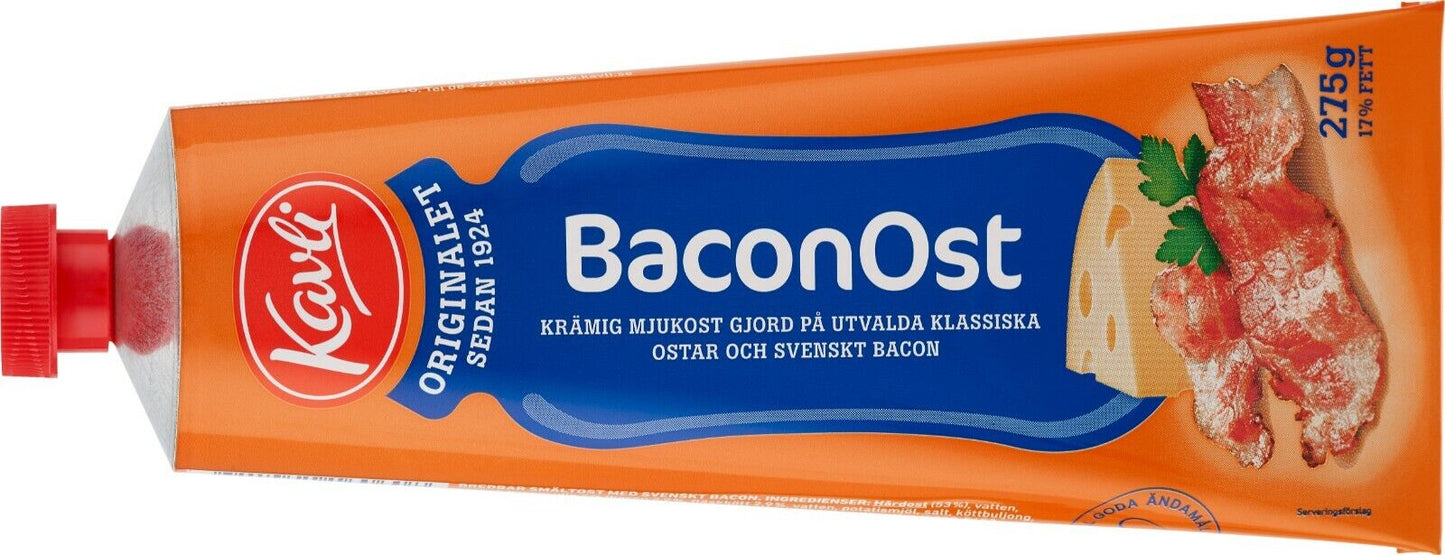 Kavli Soft Spread Cheese Tubes Many Flavors 275 gram Made in Norway