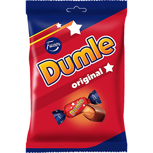 Fazer Dumle Original 4x200 gram Creamy Toffee Covered in Milk Chocolate