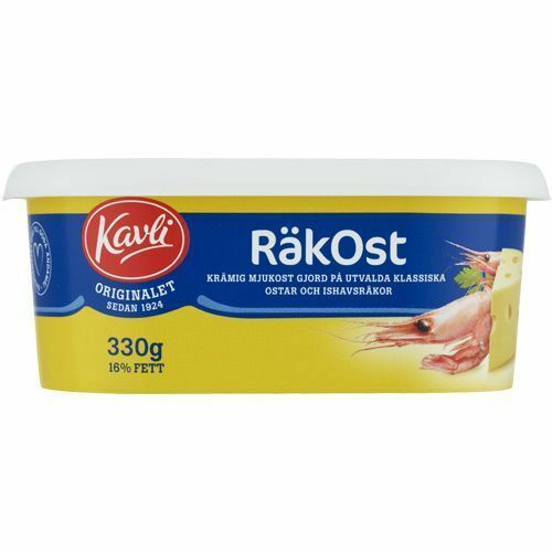 Kavli Räkost Shrimp Cheese Spread 330 gram Made in Sweden