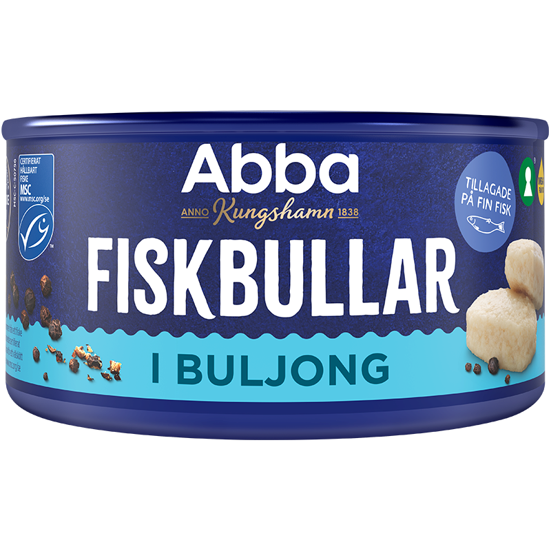 ABBA Fiskbullar Fish Balls 375 gram Made in Sweden