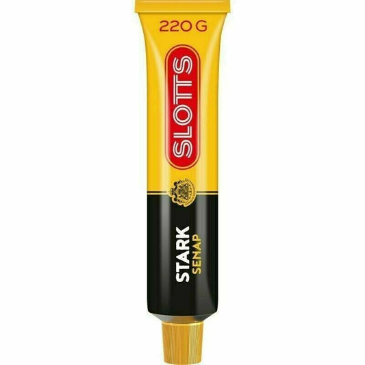 Slotts Senap Stark Strong Mustard 4x220 gram Made in Sweden
