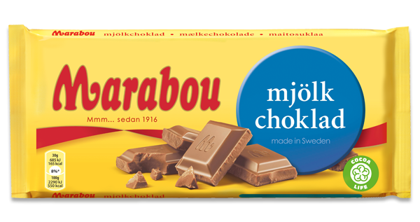 Marabou Milk Chocolate Bar Many Flavors 185-200 gram Made in Sweden