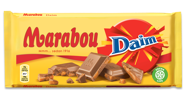 Marabou Milk Chocolate Bar Many Flavors 185-200 gram Made in Sweden