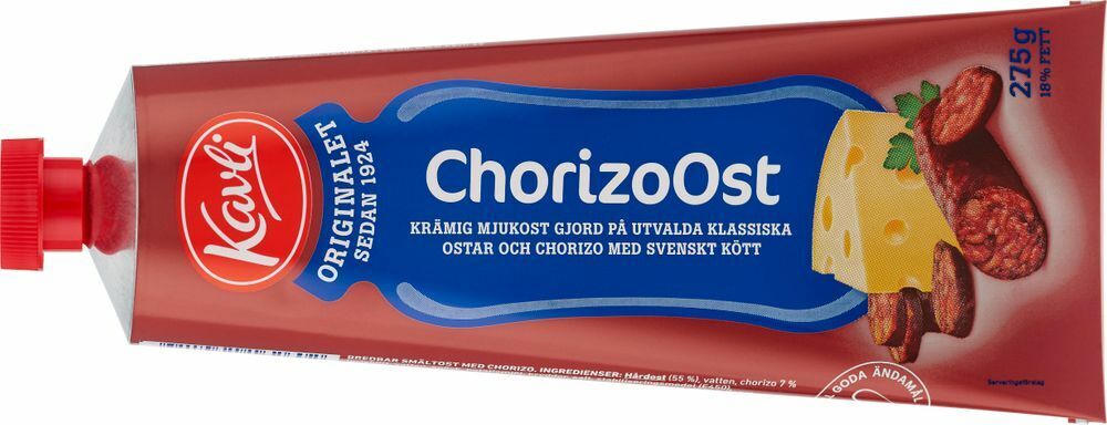 Kavli Soft Spread Cheese Tubes Many Flavors 275 gram Made in Norway