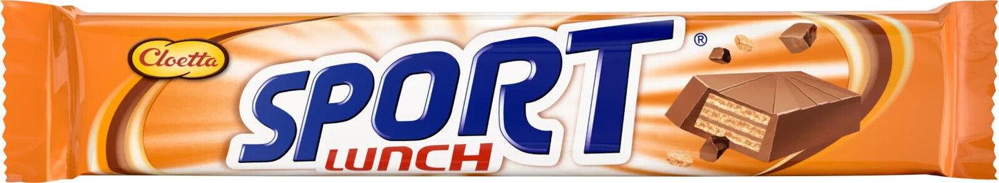 Cloetta Sportlunch Milk Chocolate 10 x 50 gram Milk Chocolate Crispy Wafers