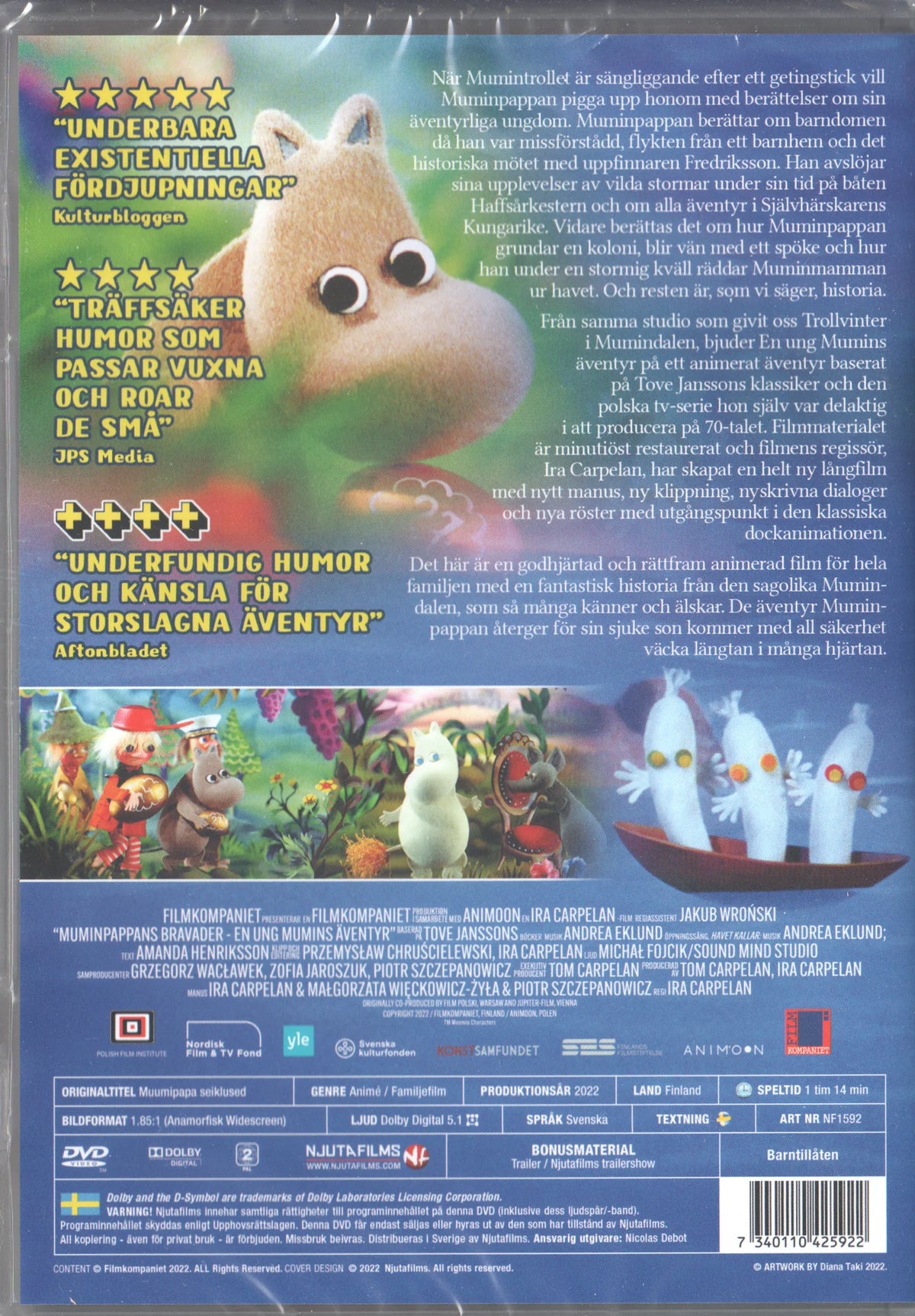 Muumipapa Seiklused (2022) DVD