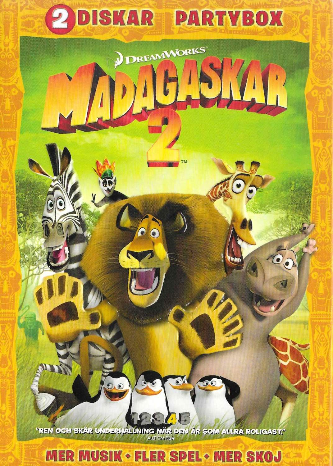 Madagascar 2 (2008) DVD, Partybox