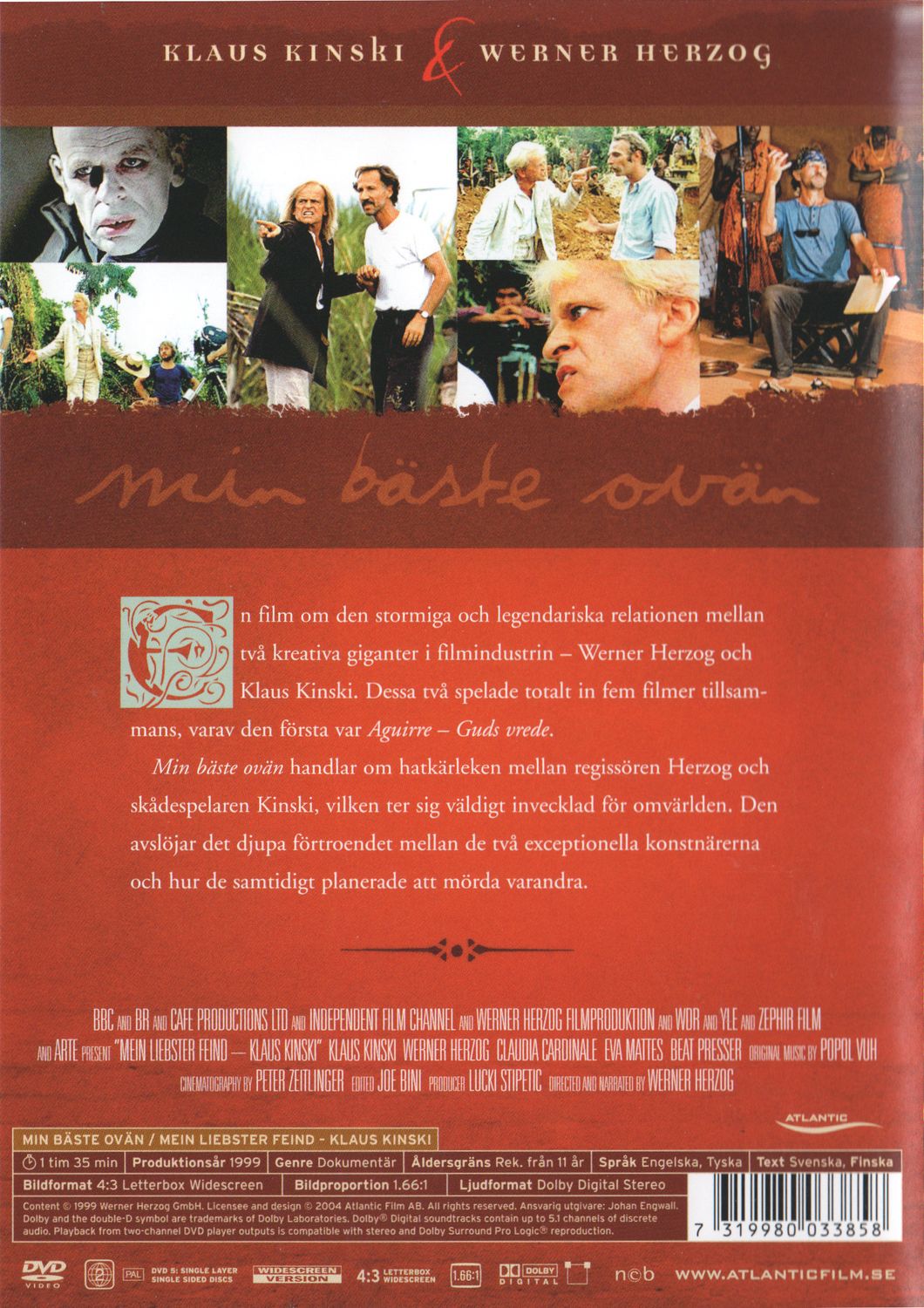 Mein Liebster Feind (1999) DVD