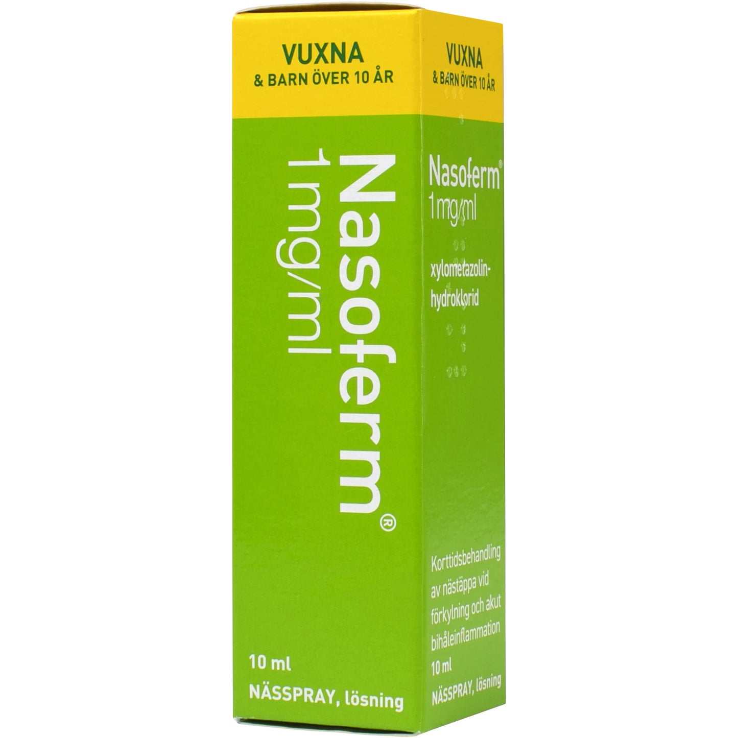 Nasoferm Nasal Spray 1 mg/ml 10 ml Short-term Treatment of Nasal Congestion