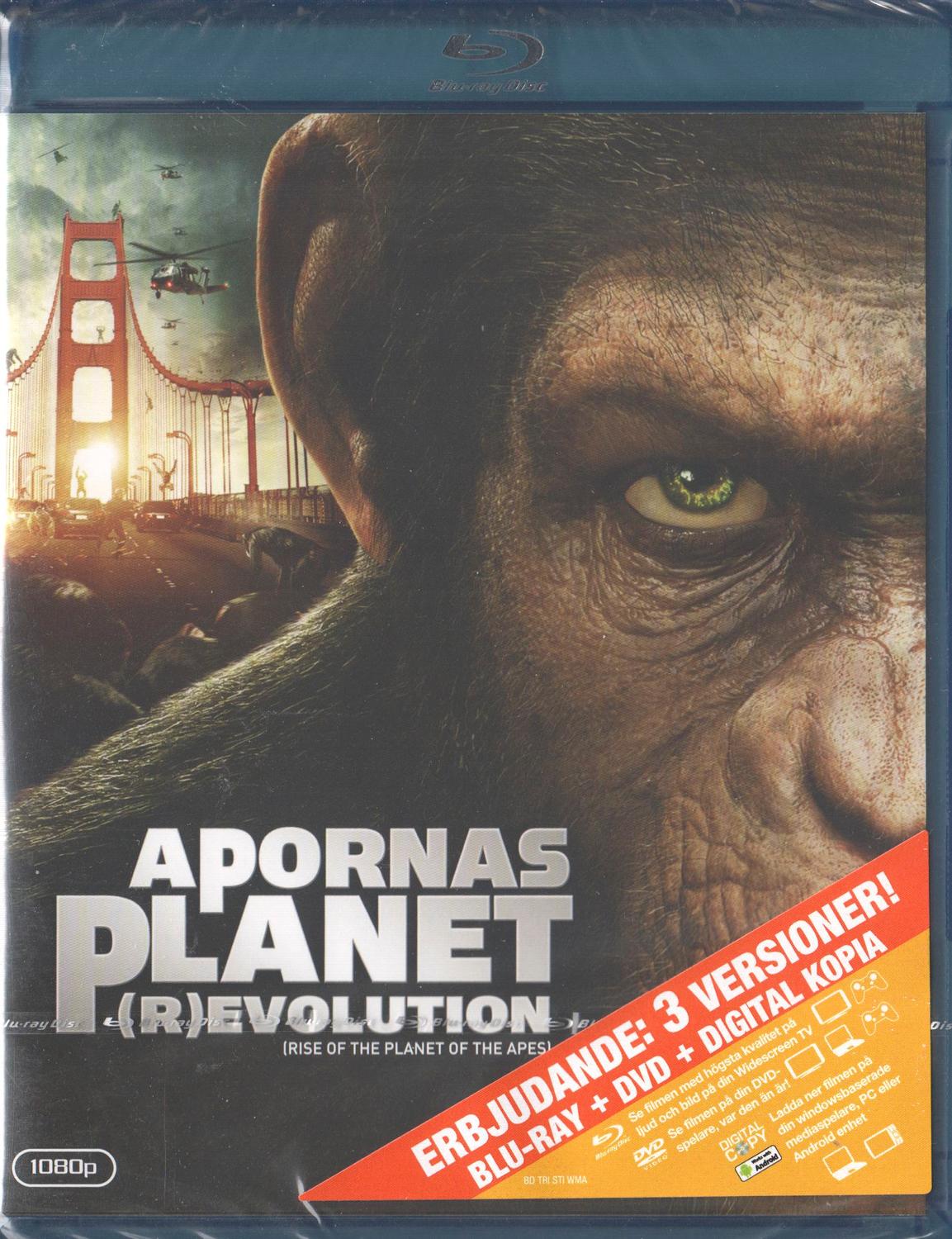 Rise of the Planet of the Apes (2011) Blu-ray