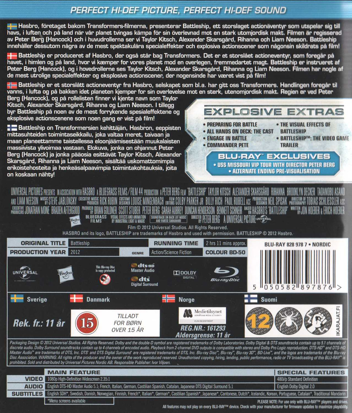 Battleship (2012) Blu-ray