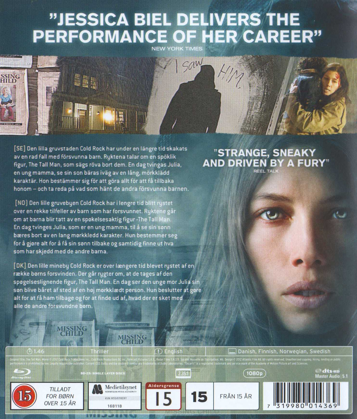 The Tall Man (2012) Blu-ray