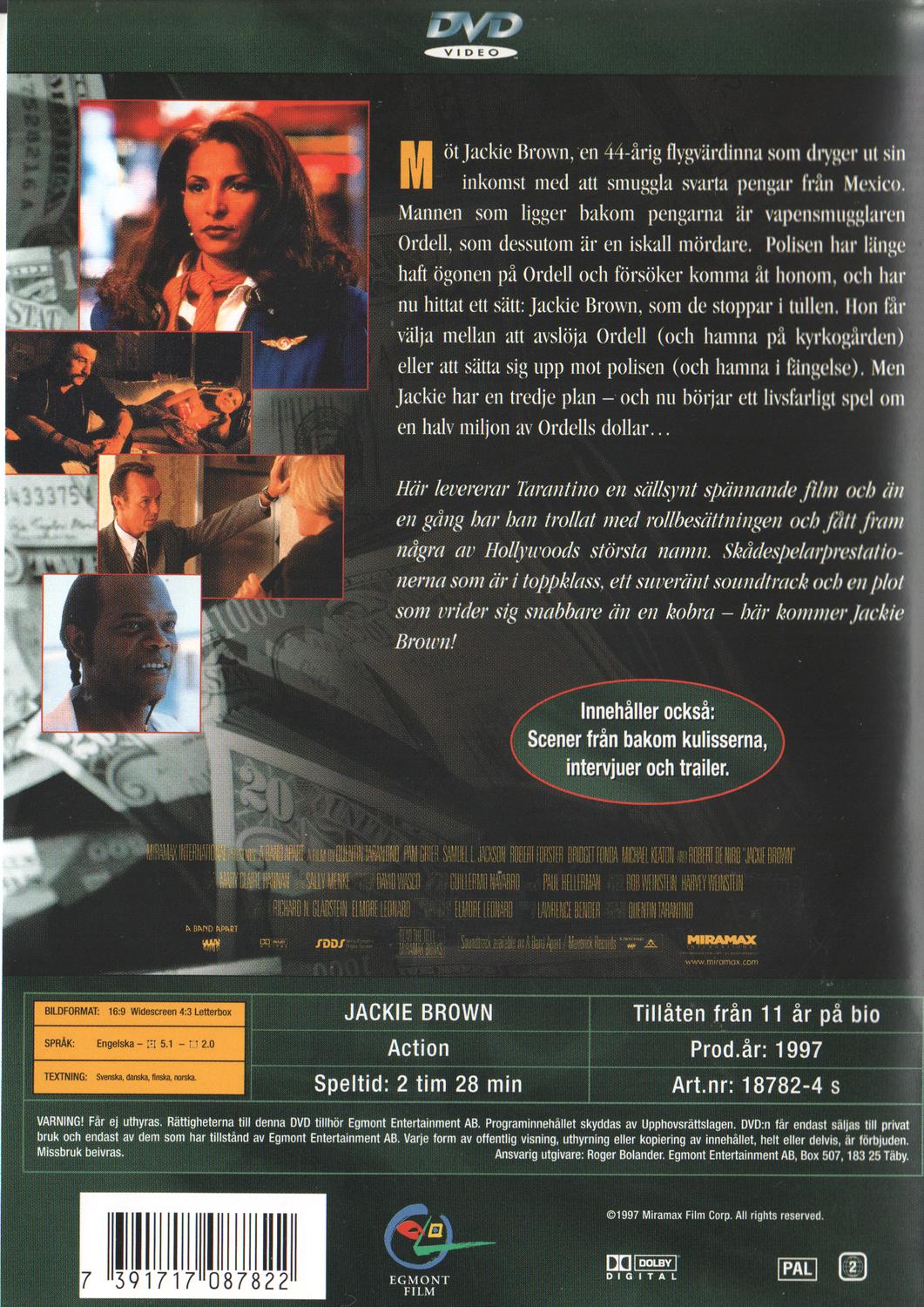 Jackie Brown (1997) DVD