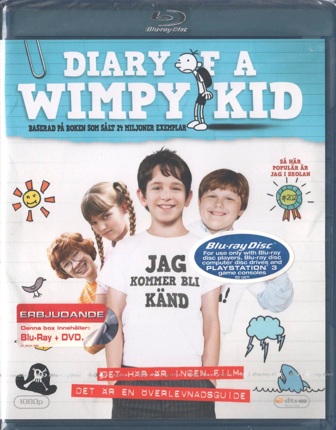 Diary of a Wimpy Kid (2010) Blu-ray
