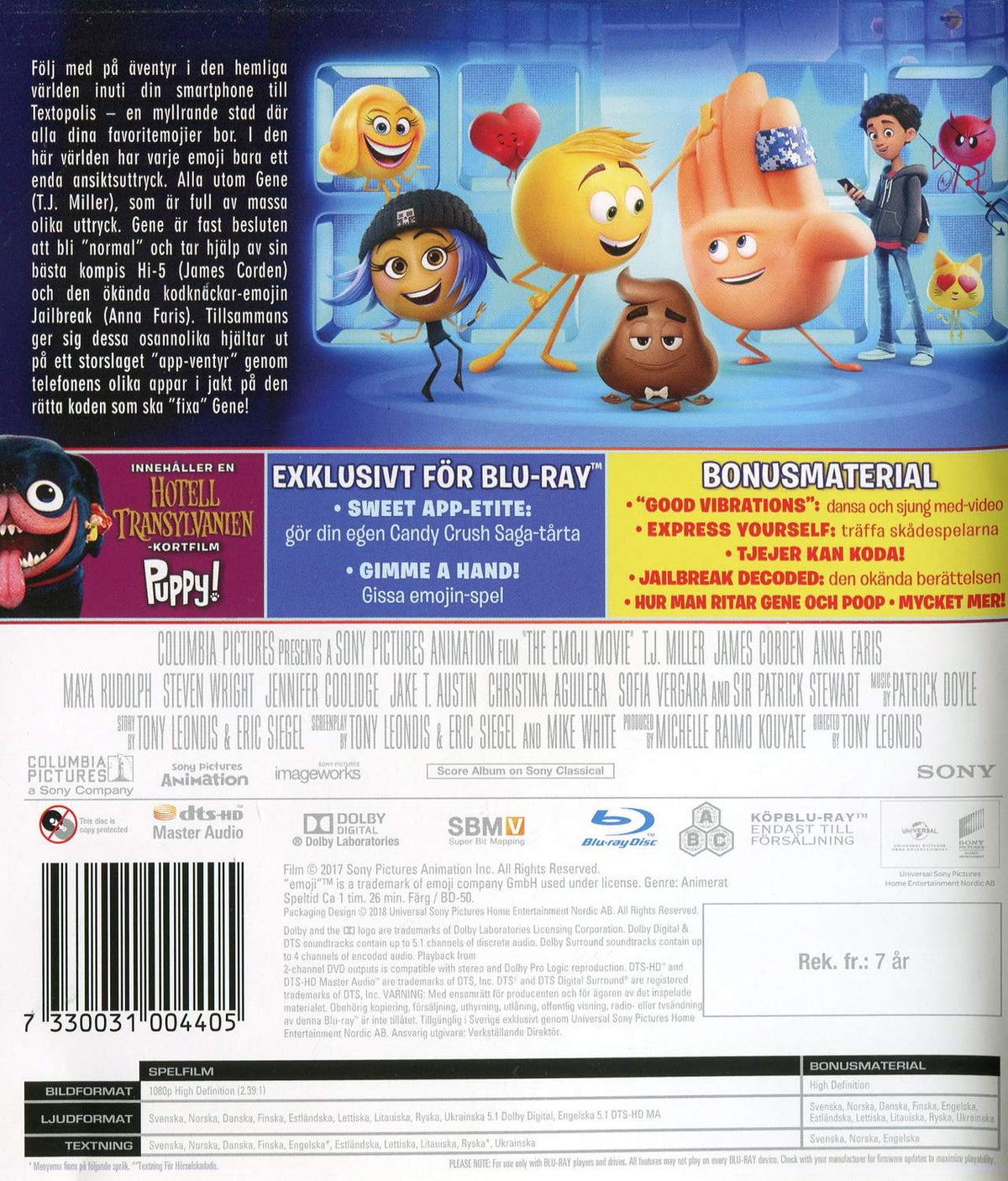 The Emoji Movie (2017) Blu-ray