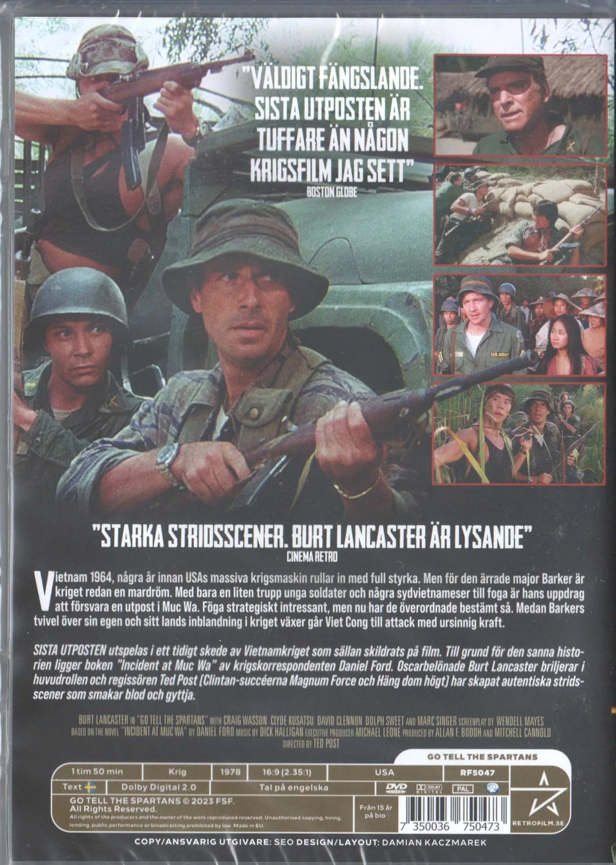 Go Tell The Spartans (1978) DVD