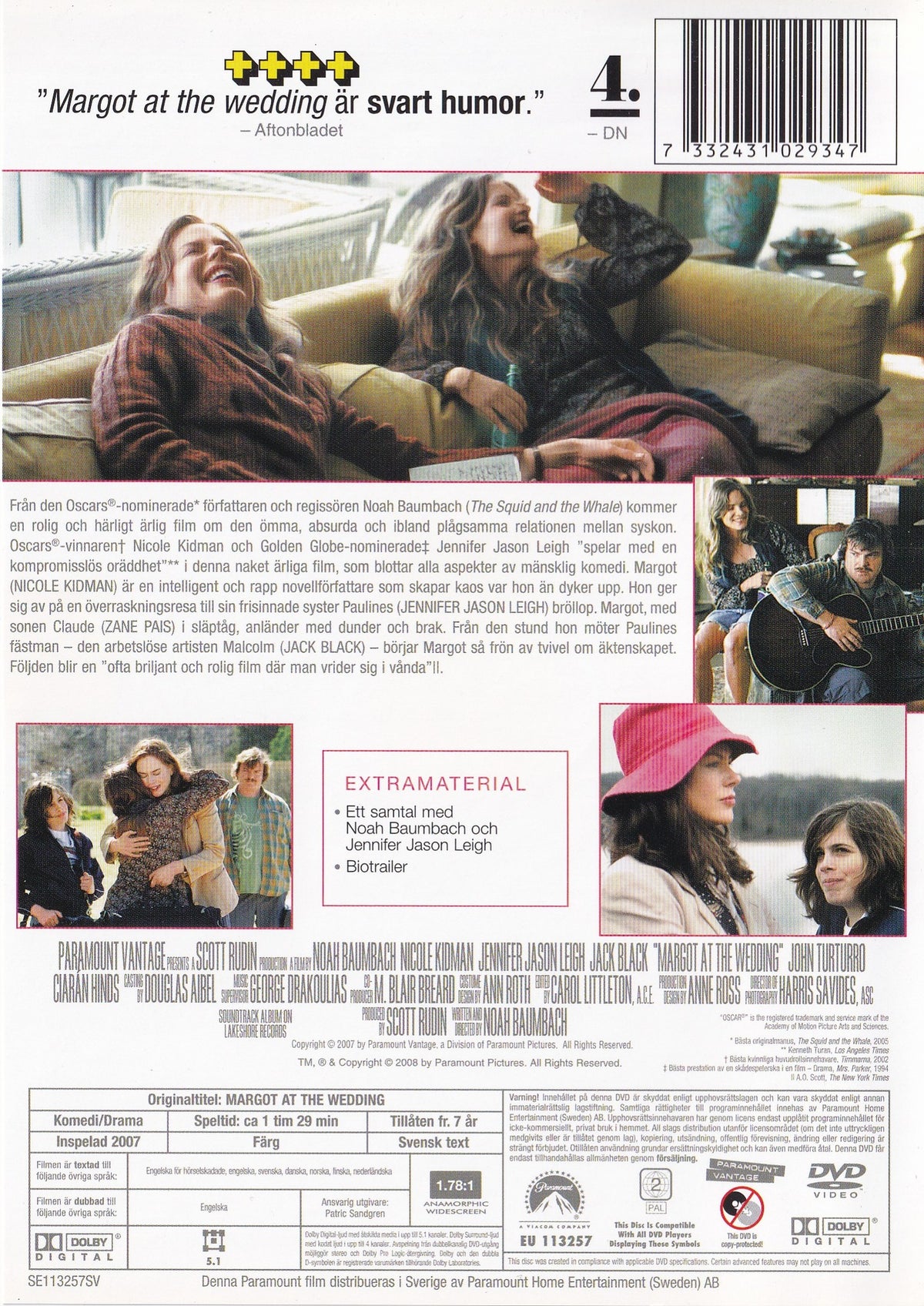 Margot at the Wedding (2007) DVD