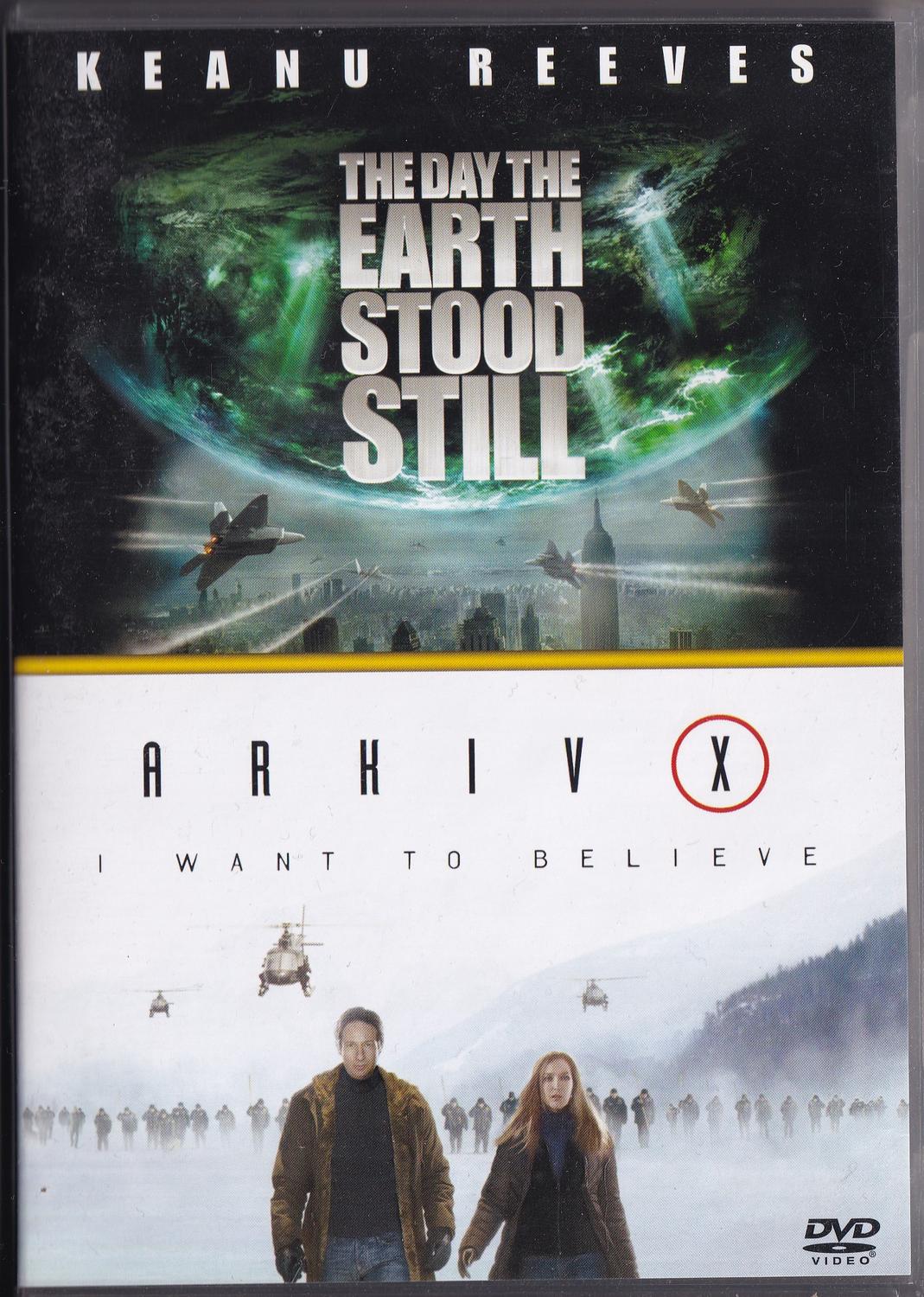 The Day the Earth Stood Still & X-Files I Want to Believe DVD