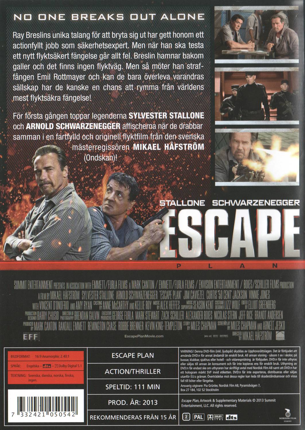 Escape Plan (2013) DVD