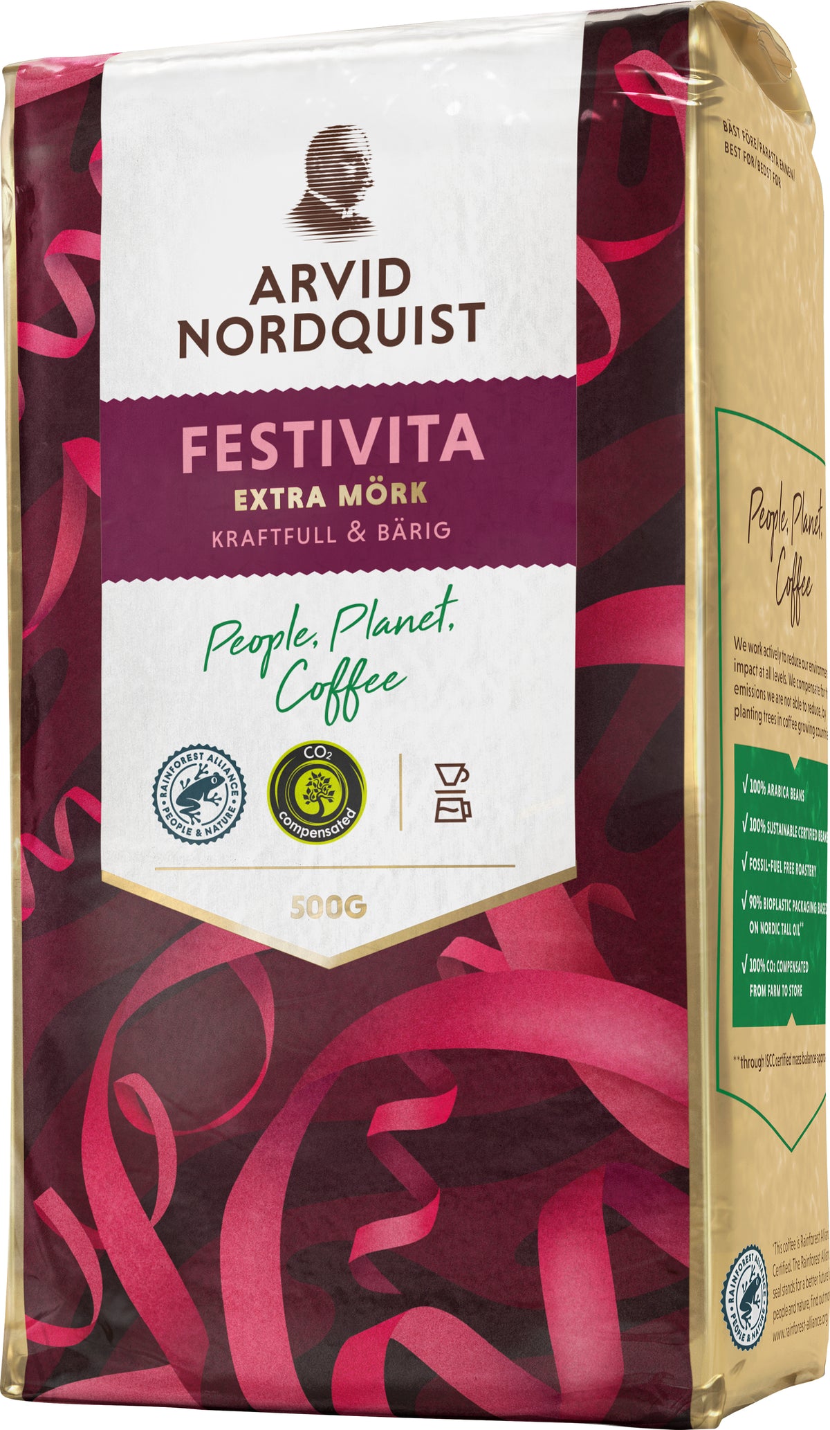 Arvid Nordquist Festivita Extra Dark Roast Ground Coffee 500 g