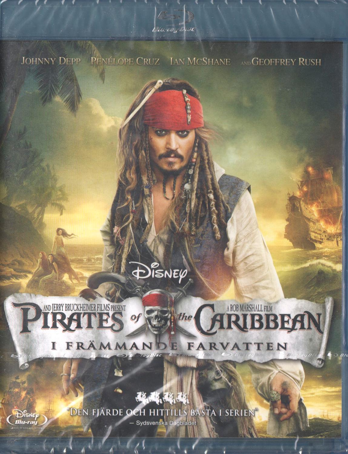 Pirates of the Caribbean On Stranger Tides (2011) Blu-ray