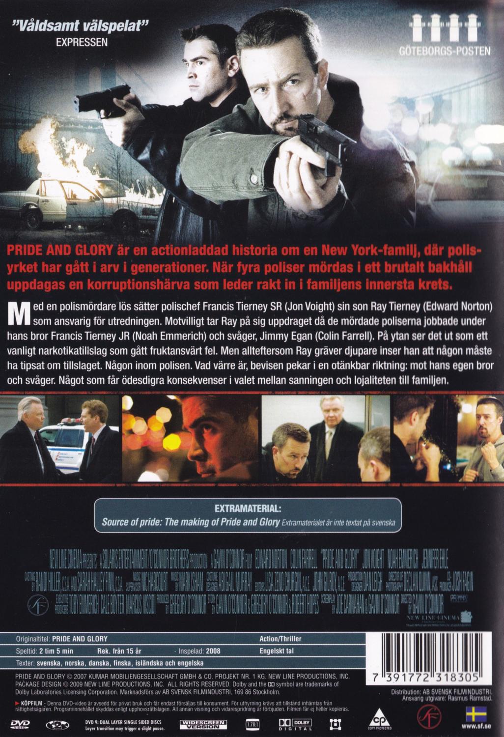 Pride and Glory (2007) DVD