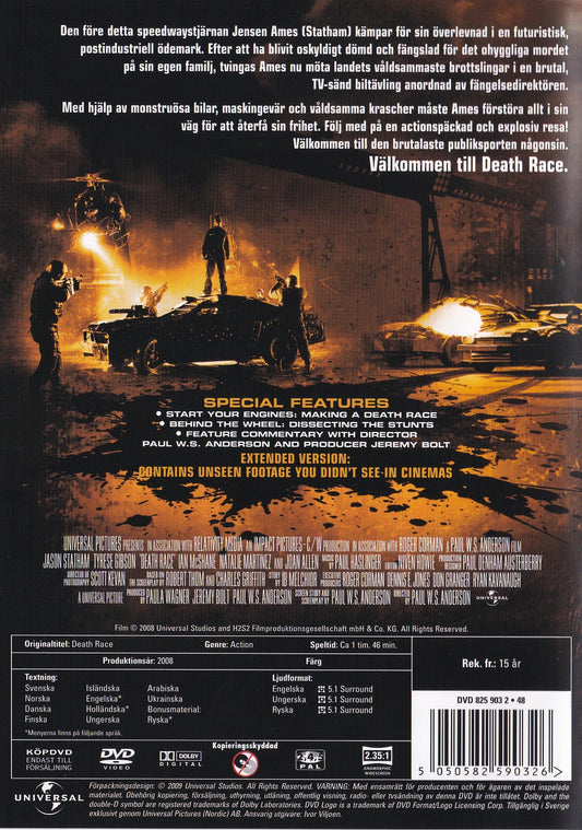 Death Race (2008) DVD