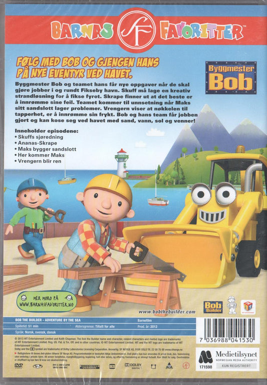 Bob the Builder Adventure by the Sea (2012) DVD, Norwegian Edition