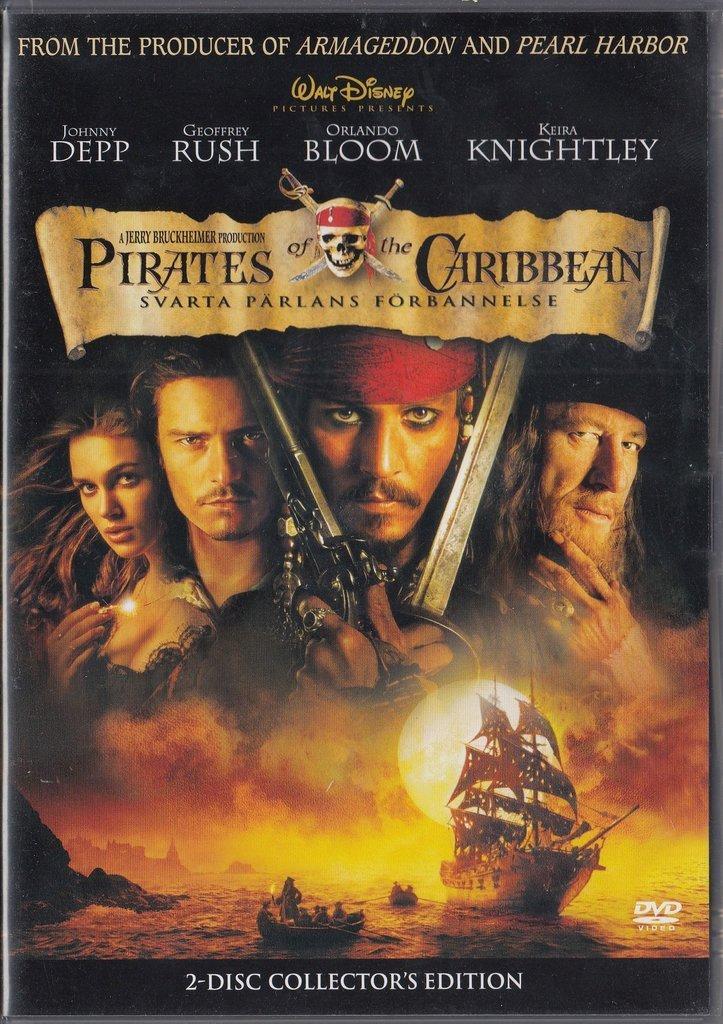 Pirates of the Caribbean The Curse of the Black Pearl (2003) DVD, Collector's Edition