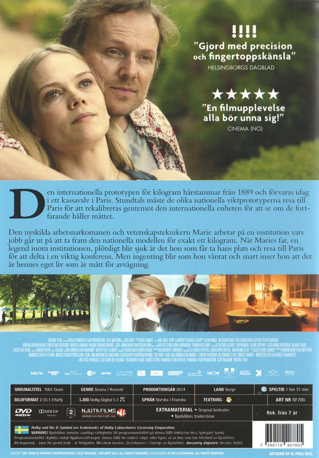 1001 Gram (2014) DVD