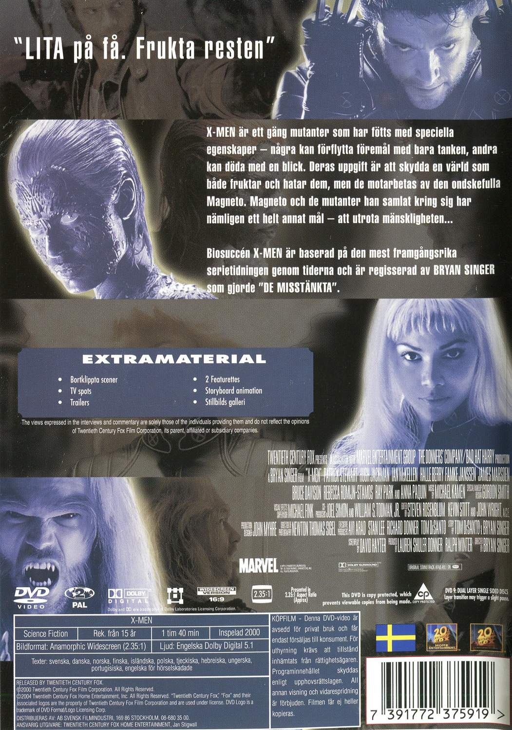 X-Men (2000) DVD