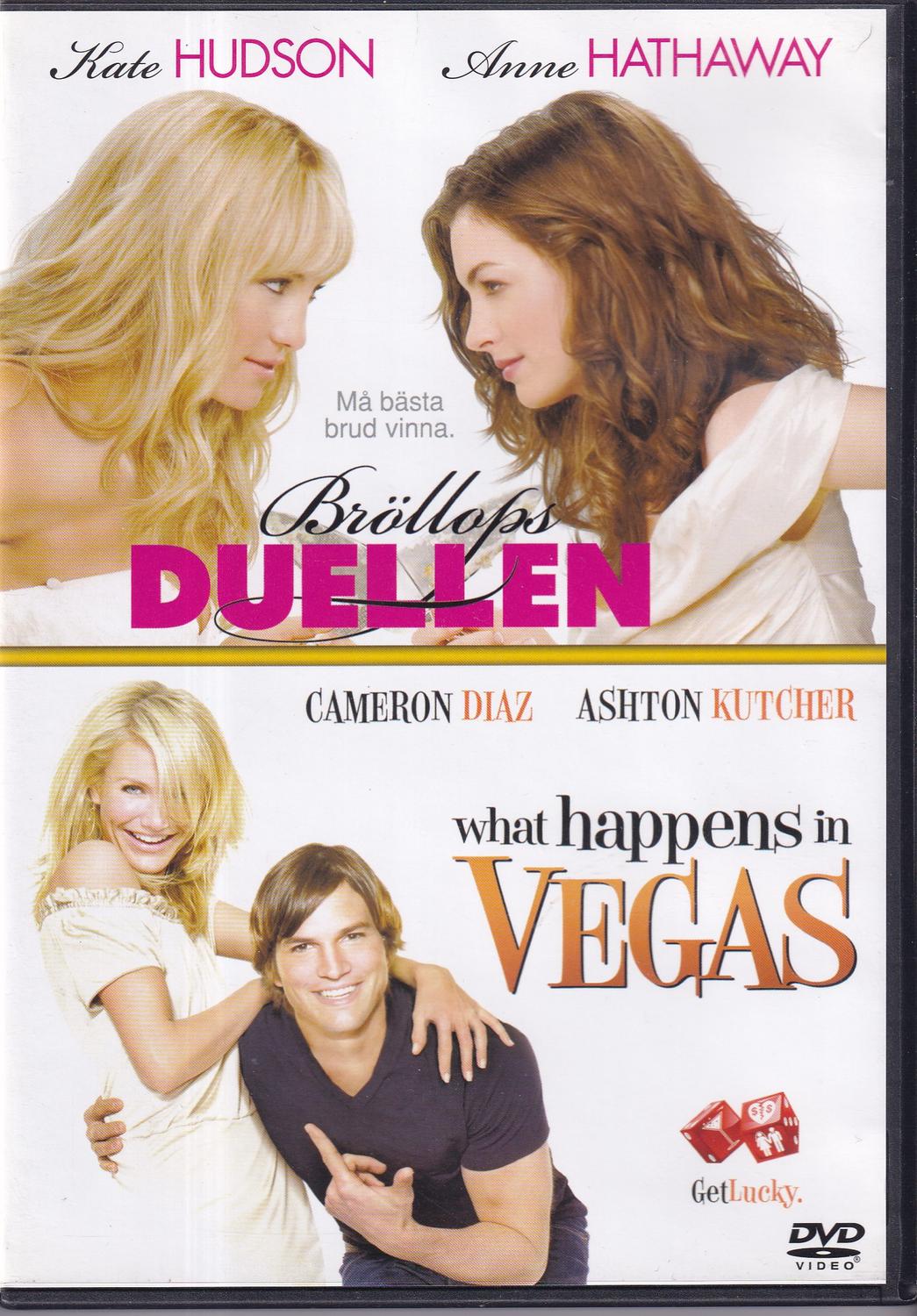 Bride Wars 2009 & What Happens in Vegas (2008) DVD