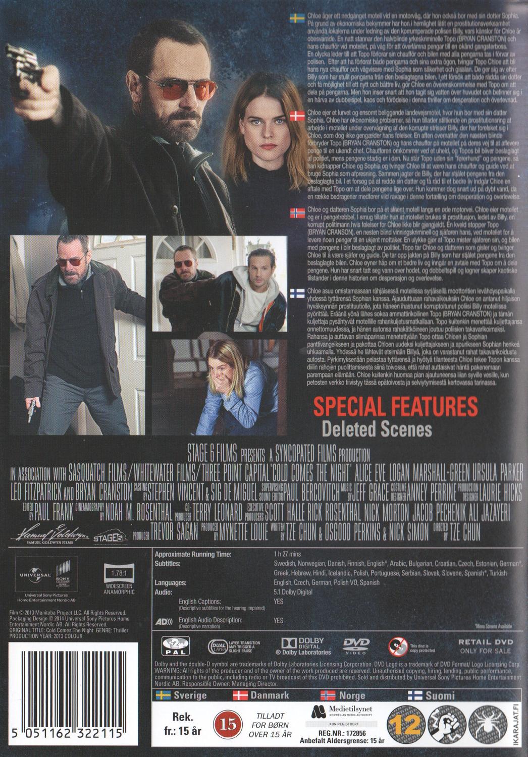 Cold Comes the Night (2013) DVD