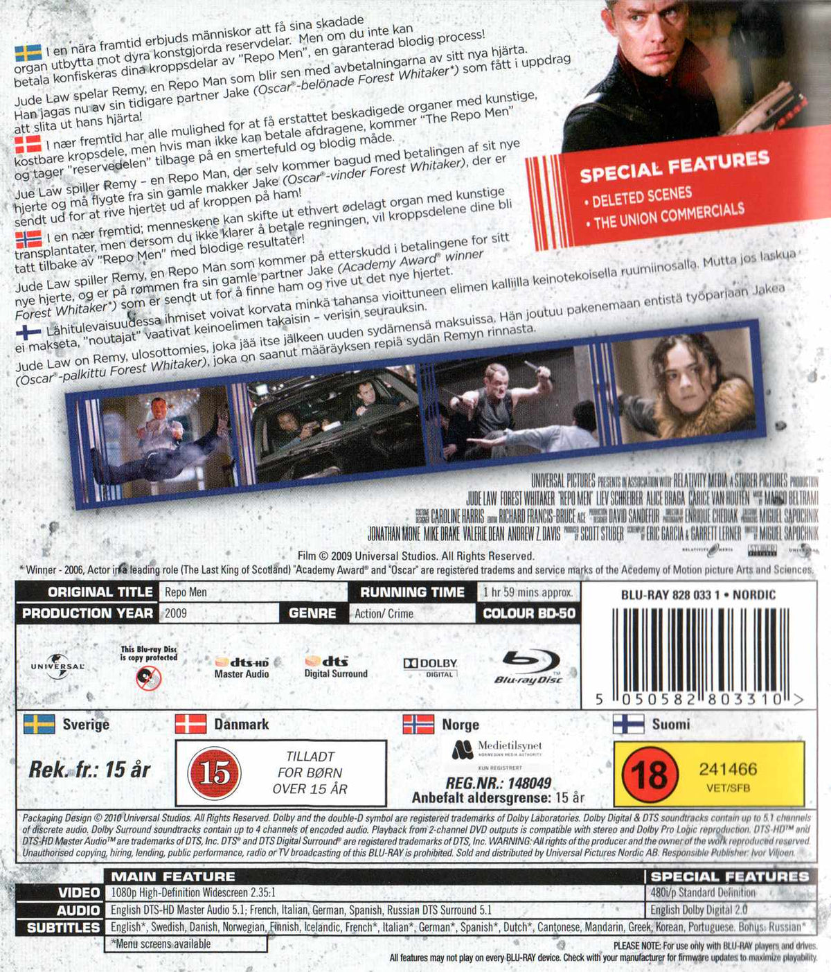 Repo Men (2009) Blu-ray