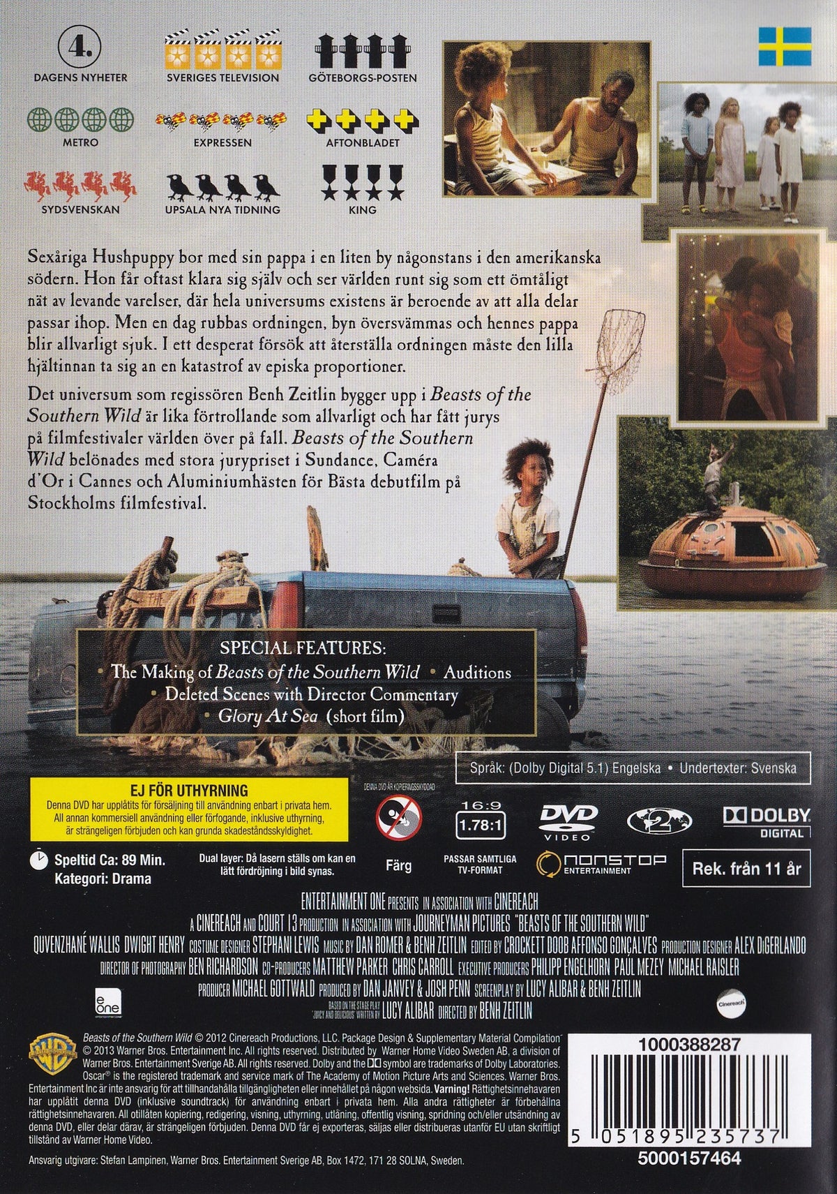 Beasts of the Southern Wild (2012) DVD