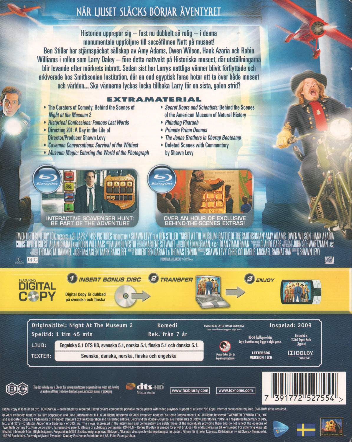 Night at the Museum 2 (2009) Blu-ray