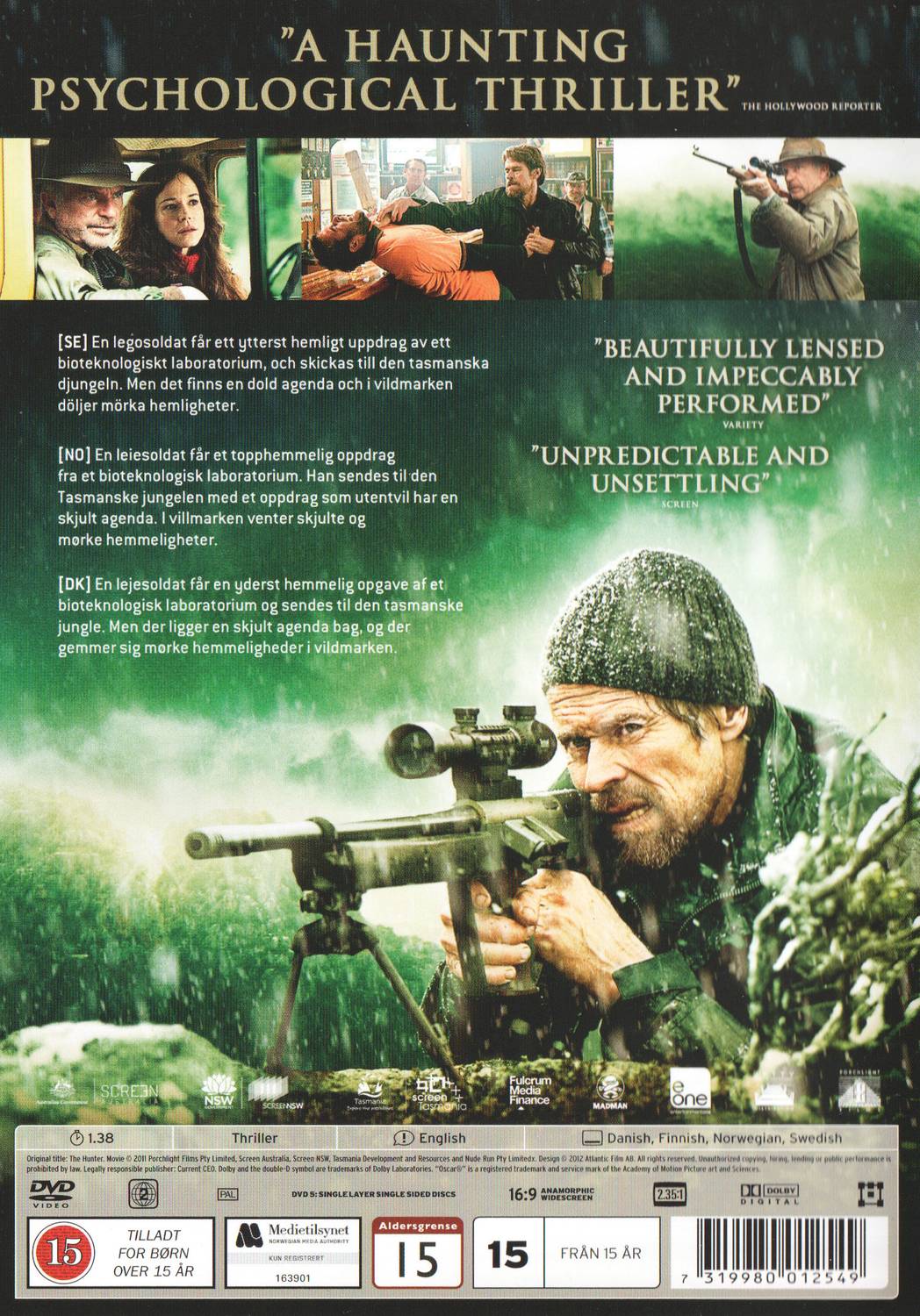 The Hunter (2011) DVD