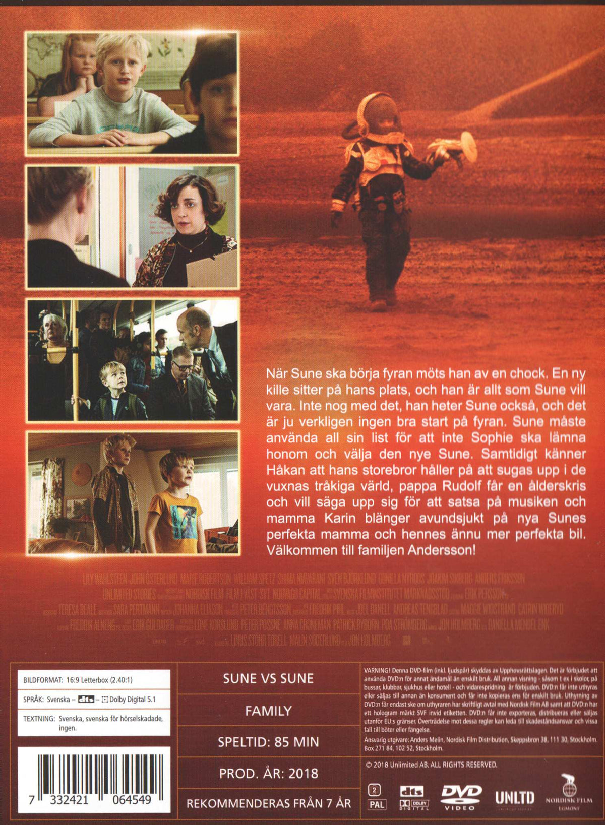 Sune Vs Sune (2018) DVD