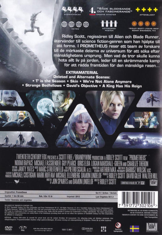 Prometheus (2012) DVD