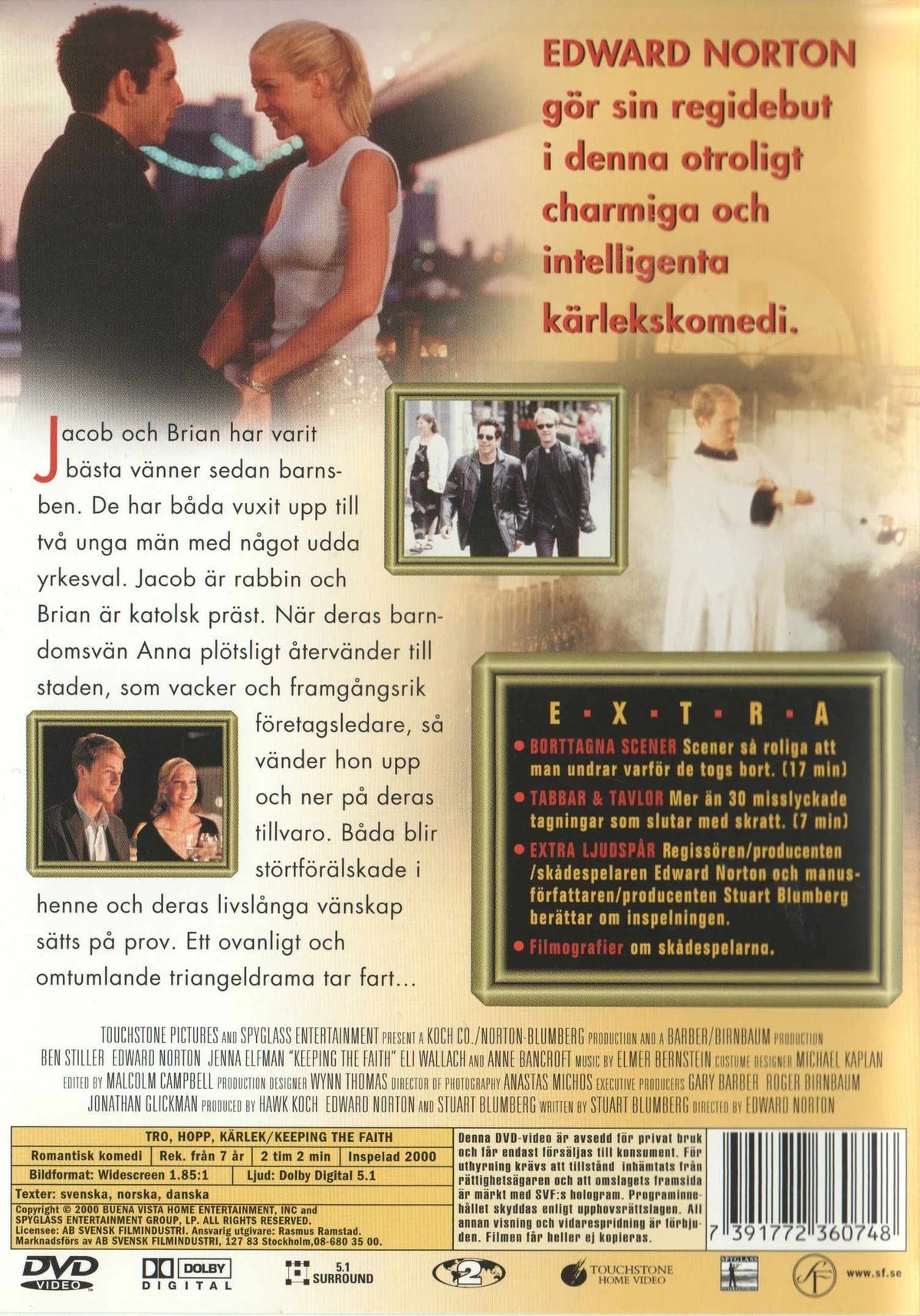 Keeping the Faith (2000) DVD