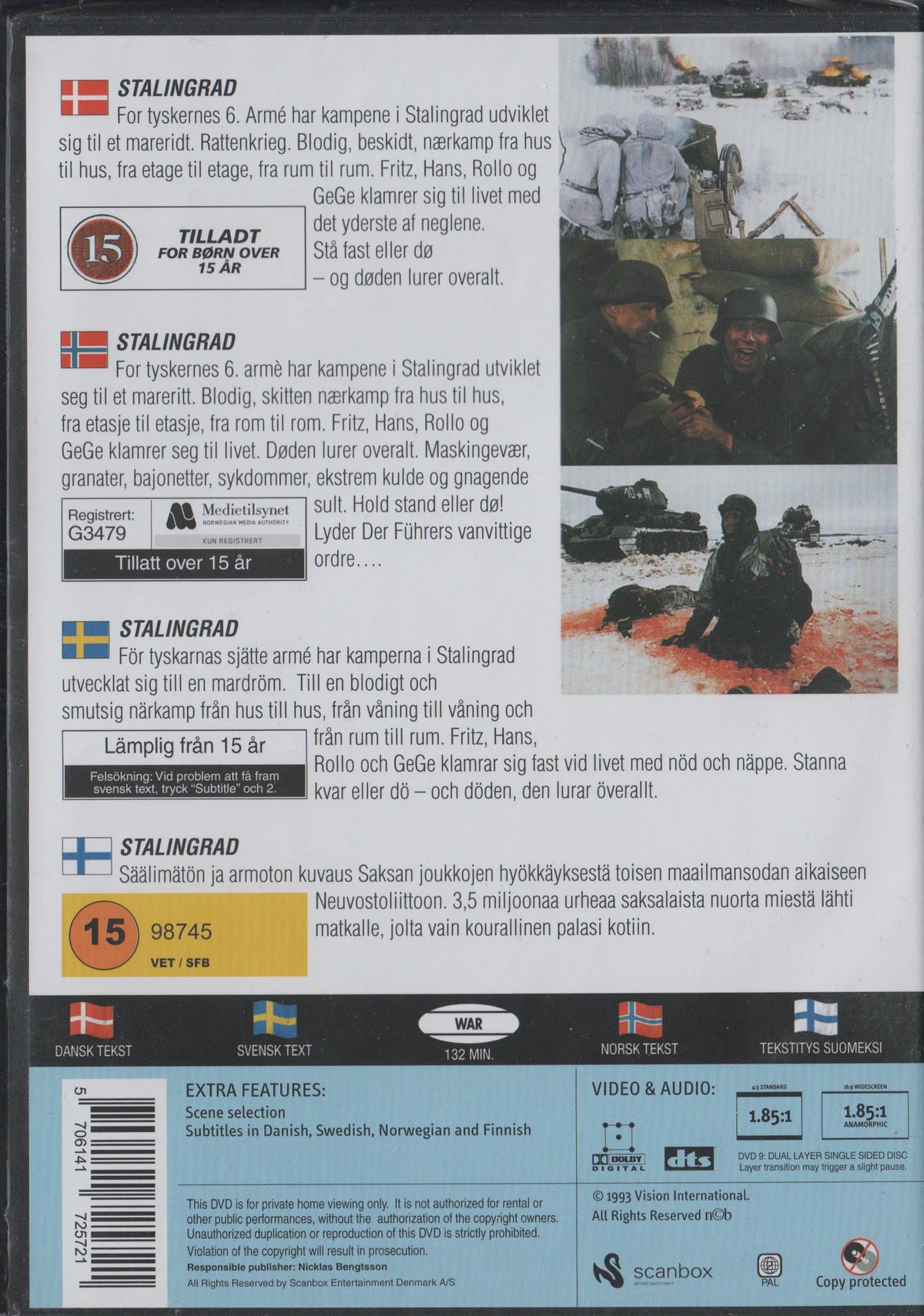 Stalingrad (1993) DVD