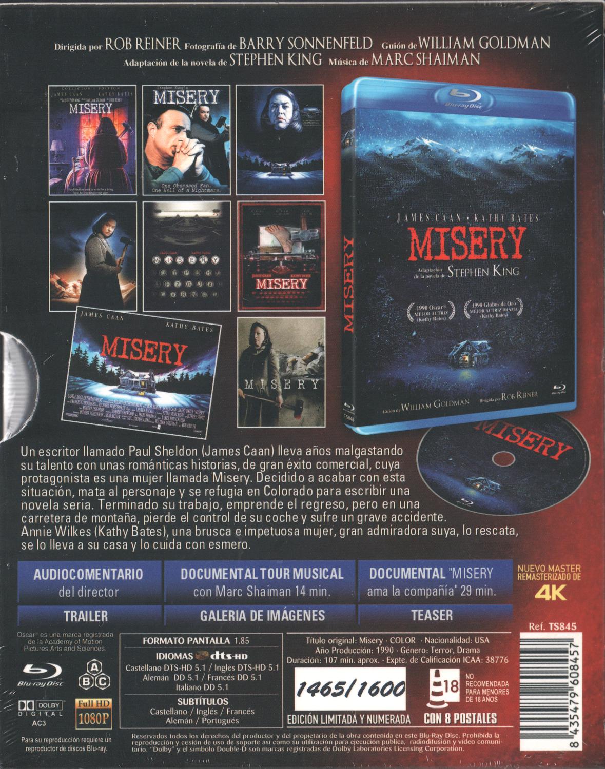 Misery (1990) Blu-ray, Limited Edition