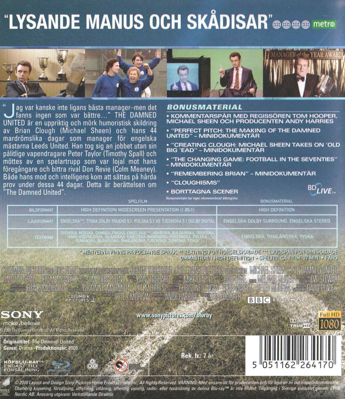 The Damned United (2009) Blu-ray