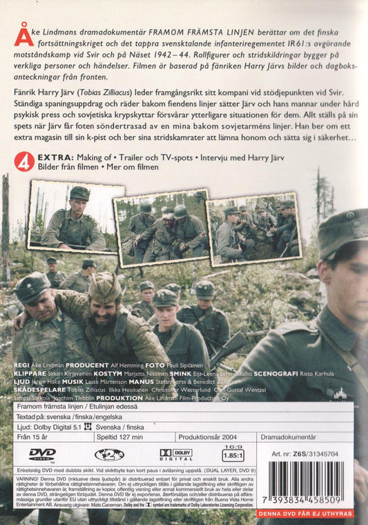 Etulinjan Edessä (2004) DVD