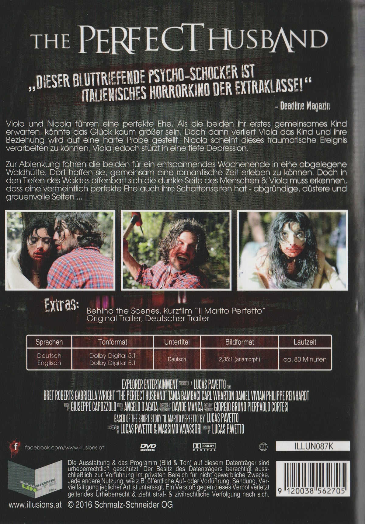 The Perfect Husband (2014) DVD, UNCUT