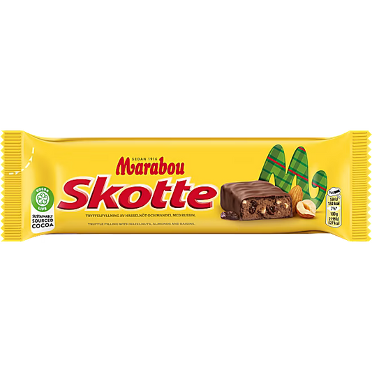 Marabou Skotte Nougat & Chocolate 10 x 50 g