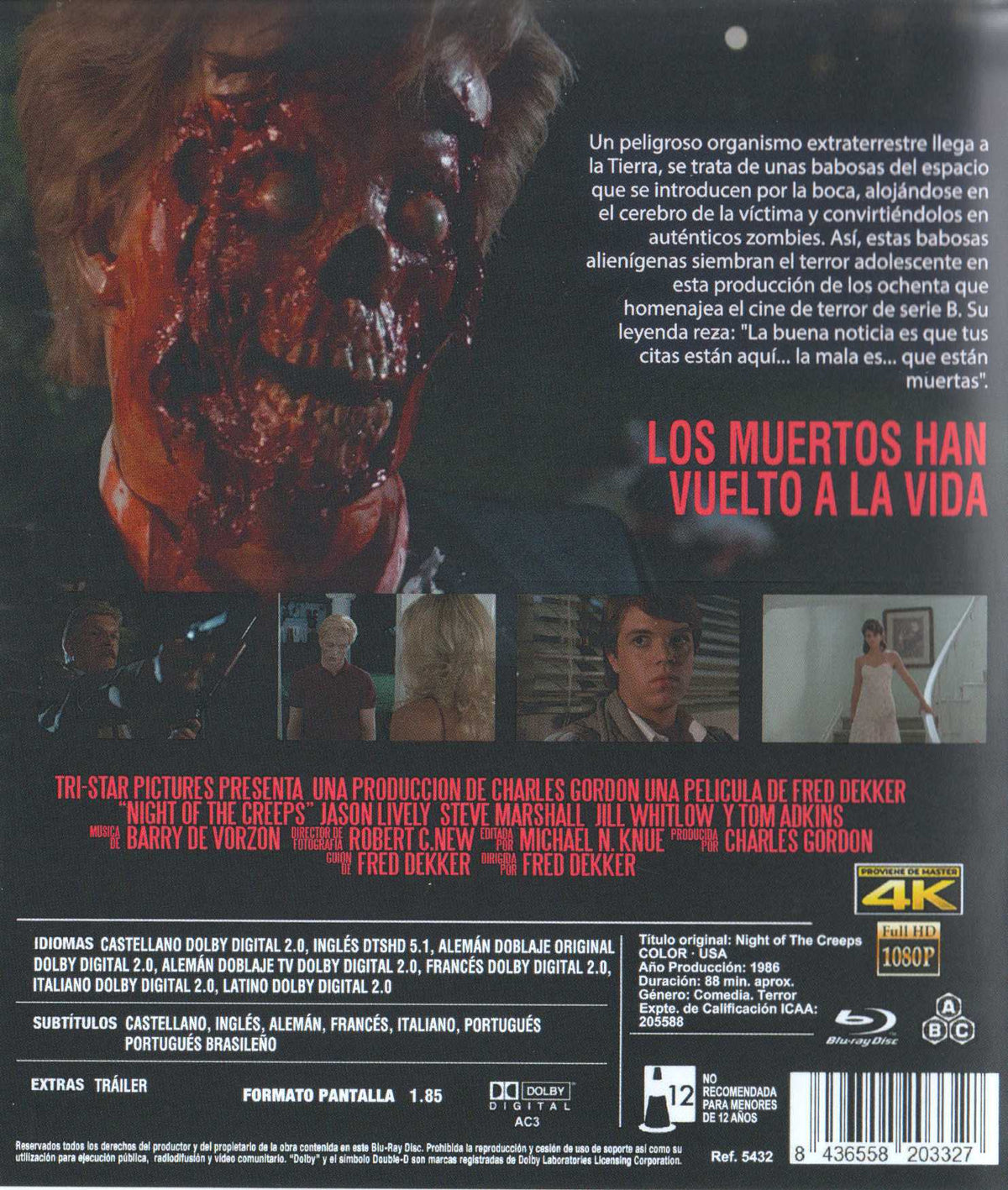 Night of the Creeps (1986) Blu-ray