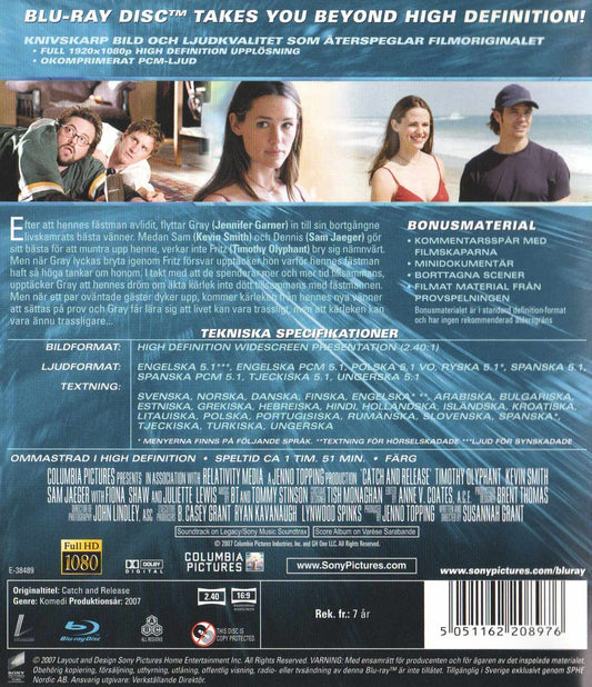 Catch and Release (2007) Blu-ray